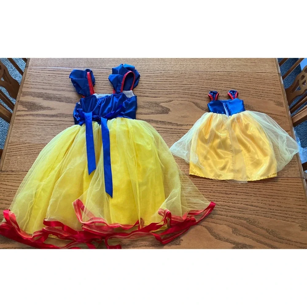 Snow White Princess Costume 4T with Matching 18